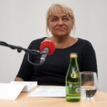 05.09.2021. Studio Polityczne Radia Kielce. Na zdjęciu: Anna Myślińska, Platforma Obywatelska - Koalicja Obywatelska / Robert Felczak / Radio Kielce