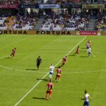 11.09.2021. Bielsko-Biała. Korona Kielce w wyjazdowym meczu z Podbeskidziem Bielsko-Biała / Sebastian Kalwat / Radio Kielce