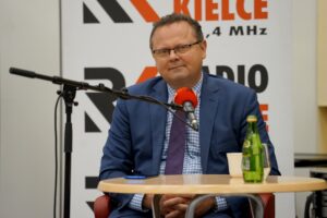 12.09.2021. Kielce. Studio Polityczne Radia Kielce. Na zdjęciu: Andrzej Szejna - poseł Nowej Lewicy / Piotr Kwaśniewski / Radio Kielce