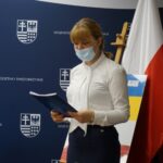 14.09.2021. Kielce. „Razem w przyszłość - spotkanie polsko-ukraińskie”. Na zdjęciu: Małgorzata Fogiel-Litwinek - komendant wojewódzki OHP / Anna Kwapisz / Radio Kielce