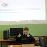 14.09.2021. Kielce. Nowe komputery w Zespole Szkół Elektrycznych / Anna Kwapisz / Radio Kielce