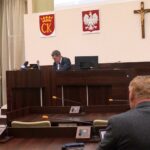 16.09.2021. Kielce. Sesja rady miasta. Na zdjęciu: Jarosław Karyś - przewodniczący Rady Miasta Kielce / Anna Kwapisz / Radio Kielce