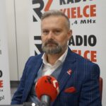 19.09.2021. Kielce. Studio Polityczne Radia Kielce. Na zdjęciu: Andrzej Pejas - Nowa Lewica / Dionizy Krawczyński / Radio Kielce