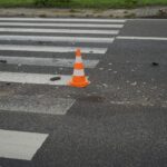 24.09.2021. Kielce. Wypadek na ulicy Ściegiennego / Sebastian Kalwat / Radio Kielce