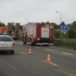 24.09.2021. Kielce. Wypadek na ulicy Ściegiennego / Sebastian Kalwat / Radio Kielce