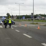 24.09.2021. Kielce. Wypadek na ulicy Ściegiennego / Sebastian Kalwat / Radio Kielce