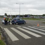 24.09.2021. Kielce. Wypadek na ulicy Ściegiennego / Sebastian Kalwat / Radio Kielce