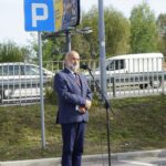 28.09.2021. Kielce. Most Herbski - nadanie imienia profesora Wacława Różańskiego. Na zdjęciu: profesor Adam Massalski / Anna Kwapisz / Radio Kielce