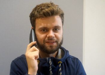 Na zdjęciu: dr Jakub Spałek - Klinika Otolaryngologii, Chirurgii Głowy i Szyi Świętokrzyskiego Centrum Onkologii w Kielcach / Kamil Król / Radio Kielce