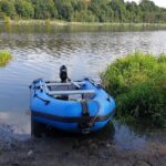 08.09.2021. Brody. Akcja ratownicza na terenie zalewu / Monika Miller / Radio Kielce