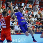 16.09.2021. Bukareszt, EHF Liga Mistrzów. Mecz Dynamo Bukareszt - Łomża Vive Kielce / ROBERT GHEMENT / PAP/EPA