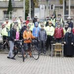 18.09.2021 Kielce. Pielgrzymka rowerowa na Święty Krzyż. Wyjazd z Placu Jana Pawła II / Jarosław Kubalski / Radio Kielce