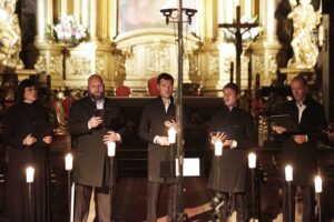 12.09.2021 Kielce. Katedra. II Świętokrzyskie Dni Muzyki Dawnej im. Wincentego z Kielc. Schola Vox Clamantis – Estonia / Jarosław Kubalski / Radio Kielce