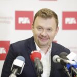 10.09.2020 Kielce. Politechnika Świętokrzyska. Inauguracja zawodów łazików marsjańskich - European Rover Challenge 2021. Na zdjęciu prezes Europejskiej Fundacji Kosmicznej Łukasz Wilczyński / Jarosław Kubalski / Radio Kielce