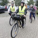 18.09.2021 Kielce. Pielgrzymka rowerowa na Święty Krzyż. Wyjazd z Placu Jana Pawła II / Jarosław Kubalski / Radio Kielce