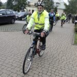 18.09.2021 Kielce. Pielgrzymka rowerowa na Święty Krzyż. Wyjazd z Placu Jana Pawła II / Jarosław Kubalski / Radio Kielce