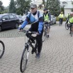 18.09.2021 Kielce. Pielgrzymka rowerowa na Święty Krzyż. Wyjazd z Placu Jana Pawła II / Jarosław Kubalski / Radio Kielce