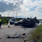 14.09.2021. Kielce. Wypadek na ul. Krakowskiej / Dionizy Krawczyński / Radio Kielce