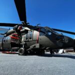 09.09.2021. Kielce. MSPO. Helikopter UH-60 Black Hawk / Wiktor Taszłow / Radio Kielce