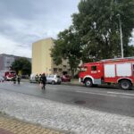 16.09.2021. Ostrowiec Świętokrzyski. Zderzenie trzech aut na ulicy Waryńskiego / Emilia Sitarska / Radio Kielce