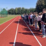 15.09.2021.Włostów. Otwarcie wielofunkcyjnego boiska przy Publicznej Szkole Podstawowej im. Romana Koseły / Emilia Sitarska / Radio Kielce