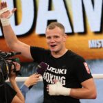 04.09.2021. Kielce. Suzuki Boxing Night 7 PRO. Walka Daniel Adamiec - Siarhei Krapshyla / Wiktor Taszłow / Radio Kielce