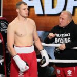 04.09.2021. Kielce. Suzuki Boxing Night 7 PRO. Walka Daniel Adamiec - Siarhei Krapshyla / Wiktor Taszłow / Radio Kielce