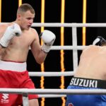 04.09.2021. Kielce. Suzuki Boxing Night 7 PRO. Walka Daniel Adamiec - Siarhei Krapshyla / Wiktor Taszłow / Radio Kielce
