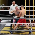 04.09.2021. Kielce. Suzuki Boxing Night 7 PRO. Walka Daniel Adamiec - Siarhei Krapshyla / Wiktor Taszłow / Radio Kielce