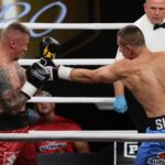 04.09.2021. Kielce. Suzuki Boxing Night 7 PRO. Walka Bartosz Gołębiewski - Rafał Jackiewicz / Wiktor Taszłow / Radio Kielce