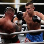 04.09.2021. Kielce. Suzuki Boxing Night 7 PRO. Walka Bartosz Gołębiewski - Rafał Jackiewicz / Wiktor Taszłow / Radio Kielce