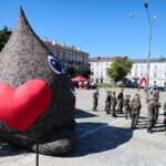 05.09.2021. Kielce. Akcja „KRWIOOBIEG Terytorialsa” / Wiktor Taszłow / Radio Kielce