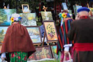 05.09.2021. Tokarnia. „Święto Chleba” w Muzeum Wsi Kieleckiej / Wiktor Taszłow / Radio Kielce