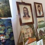 03.09.2021. Łopuszno. Wernisaż prac malarskich / Iwona Murawska / Radio Kielce