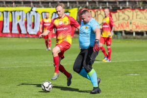 05.09.2021. Kielce. Mecz Banda Świrów - Kibice Korony / Wiktor Taszłow / Radio Kielce