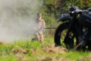 05.09.2021. Chęciny. XIV Piknik Historyczny „II wojna światowa w Chęcinach” / Wiktor Taszłow / Radio Kielce