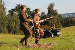 05.09.2021. Chęciny. XIV Piknik Historyczny „II wojna światowa w Chęcinach” / Wiktor Taszłow / Radio Kielce