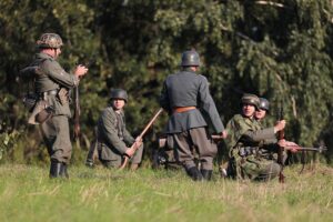 05.09.2021. Chęciny. XIV Piknik Historyczny „II wojna światowa w Chęcinach” / Wiktor Taszłow / Radio Kielce