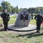 04.09.2021. Kielce. Piknik historyczny. Odsłonięcie tablicy poświęconej pamięci płk Wacława Wilniewczyca / Wiktor Taszlow / Radio Kielce