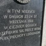 20.09.2021. Opatowiec. Pomnik Marszałka Józefa Piłsudskiego / Marta Gajda-Kruk / Radio Kielce