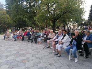 04.09.2021. Busko Zdrój. Polskie Kulinaria 2021. Smacznie, zdrowo i zdrojowo - Jarmark Norbertański / Marta Gajda-Kruk / Radio Kielce