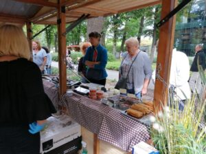 04.09.2021. Busko Zdrój. Polskie Kulinaria 2021. Smacznie, zdrowo i zdrojowo - Jarmark Norbertański / Marta Gajda-Kruk / Radio Kielce