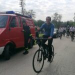 26.09.2021. Podolany. I Rowerowy Rajd Strażacki Powiatu Kazimierskiego pod hasłem „Jedziemy dla Kacpra” / Marta Gajda-Kruk / Radio Kielce