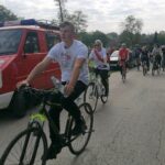 26.09.2021. Podolany. I Rowerowy Rajd Strażacki Powiatu Kazimierskiego pod hasłem „Jedziemy dla Kacpra” / Marta Gajda-Kruk / Radio Kielce