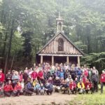 25.09.2021. Święta Katarzyna. Świętokrzyski Rajd Pielgrzymkowy "Święty Krzyż 2021" / Dorota Klusek / Radio Kielce