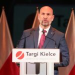 07.09.2021. Kielce. Otwarcie Międzynarodowego Salonu Przemysłu Obronnego. Na zdjęciu: Sebastian Chwałek - prezes Polskiej Grupy Zbrojeniowej / Wiktor Taszłow / Radio Kielce