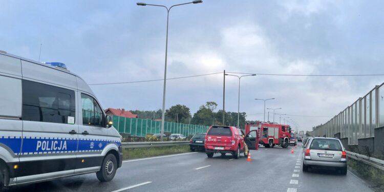 22.09.2021. Kielce. Ulica Ściegiennego. Wypadek / Renata Morąg / Radio Kielce