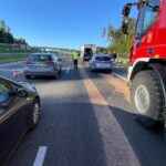 06.09.2021. Skarżysko-Kamienna. Wypadek z udziałem osobowego busa / Jarosław Kubalski / Radio Kielce