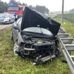 18.09.2021. Jaworznia. Kolizja na S7 / Jarosław Kubalski / Radio Kielce