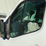 06.09.2021. Skarżysko-Kamienna. Wypadek z udziałem osobowego busa / Jarosław Kubalski / Radio Kielce